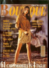 Revista moda BOUTIQUE - iulie 1995, completa, cu insert foto