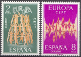 Europa-cept 1972 - Spania cat.nr.1744-5 neuzat,perfecta stare(z), Nestampilat