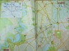 București harta metroului, Bucharest Subway map, cu străzile orașului, c. 2000