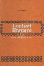 Lecturi literare. Manual pentru clasa a VII-a (1979) foto