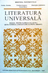 Literatura universala - Manual pentru clasele a Xi-a si XII-a (Scoli normale, licee si clase cu profil umanist) foto