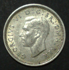 Marea Britanie 3 pence 1940 4 Argint foto