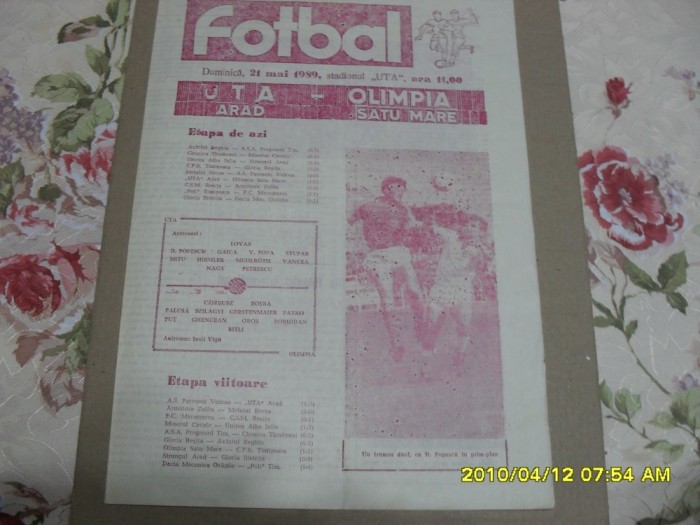 program UTA - Olimpia SM