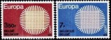 Europa-cept 1970 - Belgia 2v.cat.nr.1530-1 neuzat,perfecta stare(z), Nestampilat