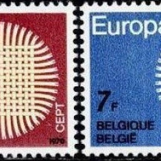 Europa-cept 1970 - Belgia 2v.cat.nr.1530-1 neuzat,perfecta stare(z)