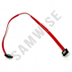 Cabluri SATA rosu 30cm, subtire cu clips, calitativ - GARANTIE !!! foto