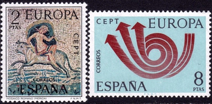 Europa-cept 1973 - Spania cat.nr.1779-80 neuzat,perfecta stare(z)