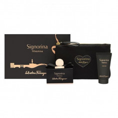 Salvatore Ferragamo Signorina Misteriosa 100ml+50mlBL+Pouch Apa de Parfum SET, Femei foto