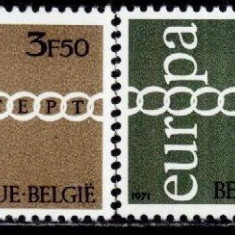 Europa-cept 1971 - Belgia cat.nr.1578-9 neuzat,perfecta stare(z)