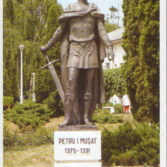 Carte postala necirculata - Suceava - Statuia lui Petru Musat