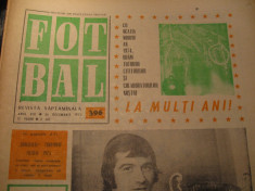 Revista FOTBAL (nr.396, 26 decembrie 1973), Ion Dumitru, interviu foto