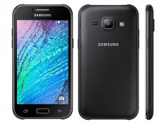 Samsung Galaxy J1 SM-J100H Negru, husa bonus foto