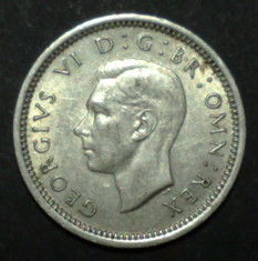 Marea Britanie 3 pence 1940 9 Argint foto