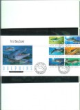 Cumpara ieftin PAPUA NEW GUINEA - FDC - FAUNA MARINA - DELFINI, Nestampilat