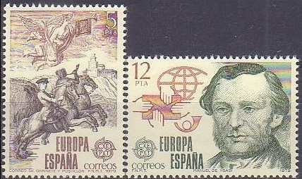 Europa-cept 1979 - Spania cat.nr.2166-7 neuzat,perfecta stare(z)