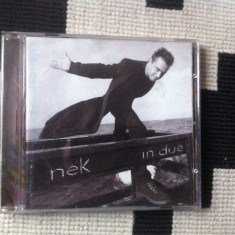 Nek in due album cd disc muzica pop soft rock editie vest mapa texte foto 1998