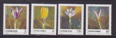 JUGOSLAVIA 1991, Flora, serie neuzata, MNH foto