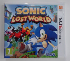Caseta Discheta Joc original Nintendo 3DS Sonic Lost World original nou foto