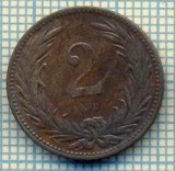 8799 MONEDA- UNGARIA - 2 FILLER -anul 1901 -starea ce se vede, Africa