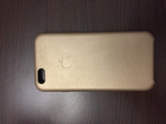 Husa piele PU (imitatie) iPhone 6/6s auriu (gold) foto