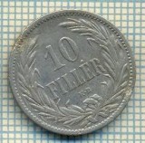 8794 MONEDA- UNGARIA - 10 FILLER -anul 1908 -starea ce se vede, Africa