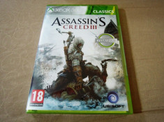 Assassin&amp;#039;s Creed III, XBOX360, original si sigilat, alte sute de jocuri! foto