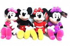 Set Minnie si Mickey Mouse plus muzical 35cm foto