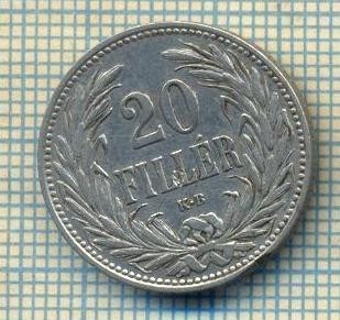 8797 MONEDA- UNGARIA - 20 FILLER -anul 1908 -starea ce se vede foto