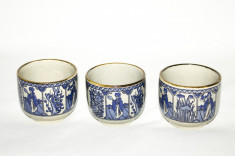 Set de cesti din ceramica cu modele chinezesti foto