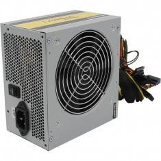 Sursa Chieftec GPA 500W, GPA-500S, ATX 12V 2.3, PFC activ, 12cm silent fan, +12V 1: 24A, +12V 2: 21A, argintie, Bulk bulk foto