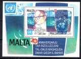 Malta 1987, Fauna, aniversari, serie neuzată, MNH