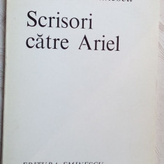 DAN RADU STANESCU - SCRISORI CATRE ARIEL (VERSURI) [editia princeps, 1984]