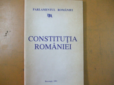 Constitutia Romaniei Bucuresti 1991 041 foto