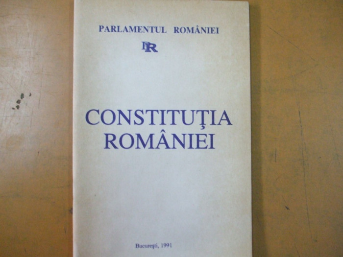 Constitutia Romaniei Bucuresti 1991 041