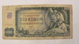 CY - 100 korun coroane 1993 (1961) Slovacia / cu timbru