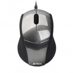 Mouse A4Tech N-100 , V Track , 1600 DPI , Negru/Gri foto