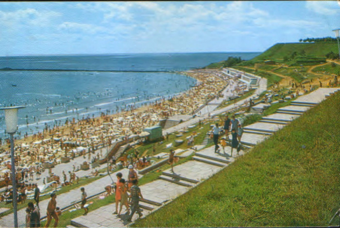 Carte postala circ. 1973 - Eforie Sud - Plaja