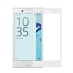 Folie protectie sticla securizata full size pentru Sony Xperia XZ, alb foto