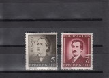 ROMANIA 1939 LP130 - 50 ANI DE LA MOARTEA LUI MIHAI EMINESCU SERIE MNH