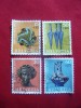 Serie Pro Patria - Arheologie 1975 Elvetia , 4 valori stampilate, Stampilat