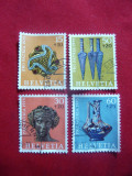Serie Pro Patria - Arheologie 1975 Elvetia , 4 valori stampilate, Stampilat