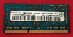 Ram laptop Ramaxel 4GB PC3-12800 DDR3-1600MHz 1.35V RMT3170MN68F9F-160 foto