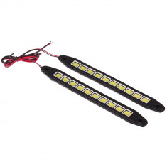 Lumini de zi DRL COB 12V. foto