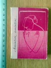 CARTICICA - AMINTIRI ,AMINTIRI -1970 - VERSURI CANTECE, ROMANTE ,PETRECERE,VECHI foto