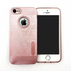 Husa TPU Water Cube Apple iPhone 5G / 5S / SE ROSE GOLD foto