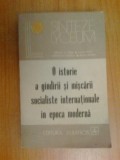 E3 O istorie a gandirii si miscarii socialiste internationale in epoca moderna