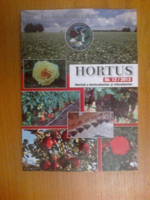 h1a Hortus - revista a horticultorilor si viticulorilor - nr .12 /2013 foto