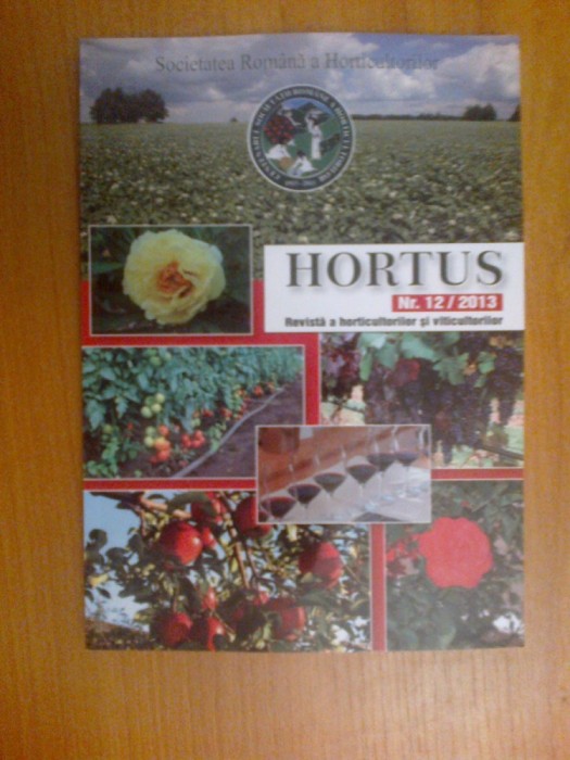 h1a Hortus - revista a horticultorilor si viticulorilor - nr .12 /2013