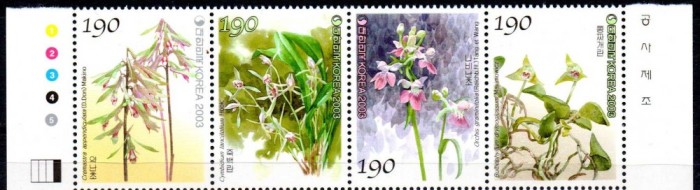 COREEA DE SUD 2003, Flora, serie neuzata, MNH