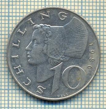 8815 MONEDA- AUSTRIA - 10 SCHILLING -anul 1986 -starea ce se vede foto